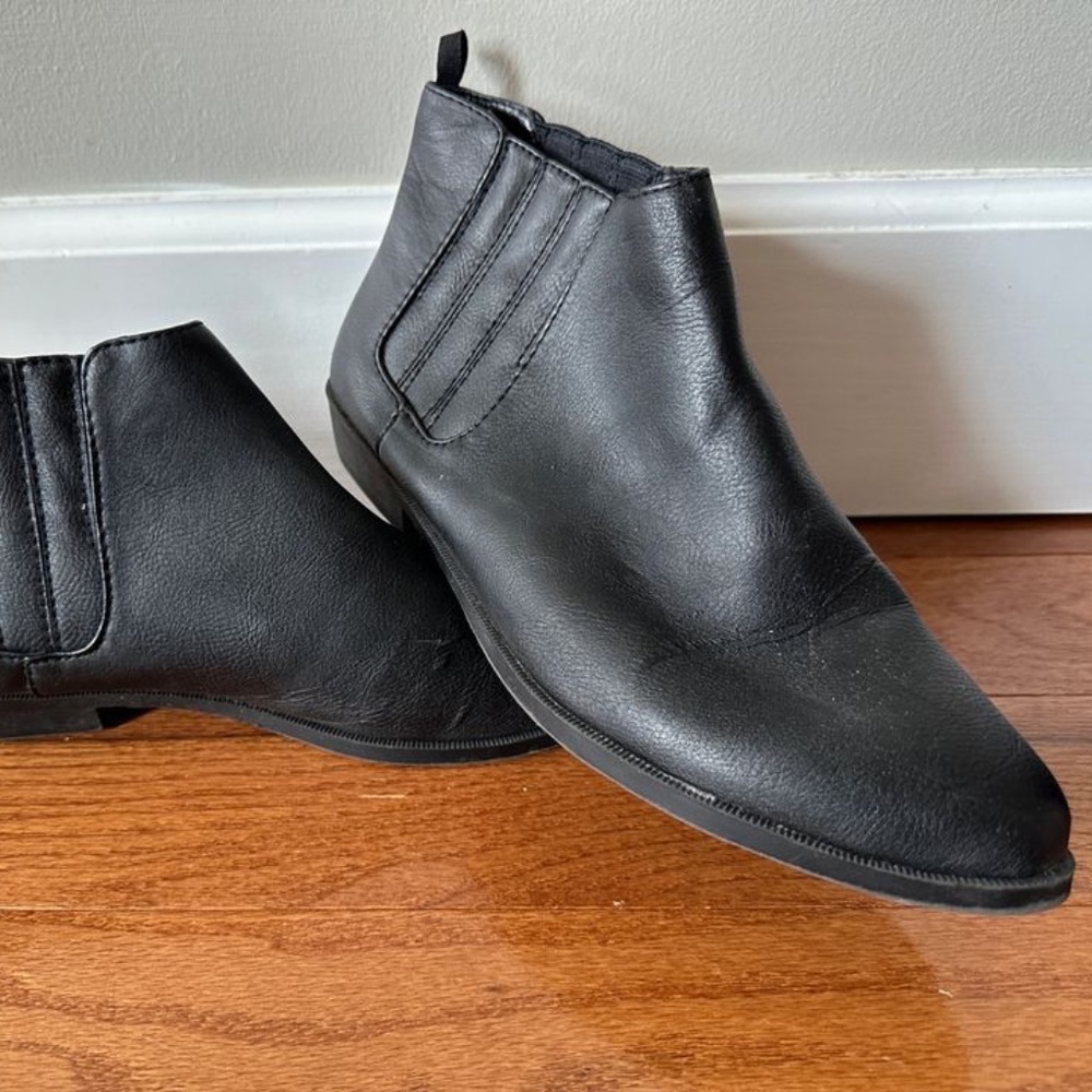 Women’s Black Ankle Boots Gap Size 9